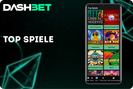 Top Spiele bei Dash Bet im Überblick